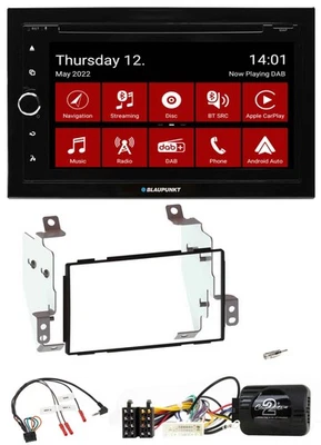 Blaupunkt Lenkrad DVD Bluetooth DAB 2DIN USB Autoradio für Nissan Note E11 2009- - Bild 1 von 4