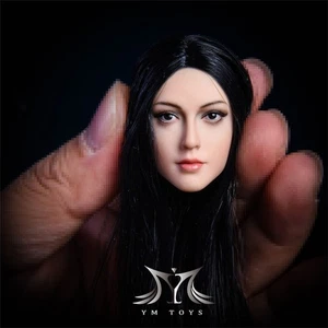 YMTOYS YMT026A 1/6 Head Sculpt Girl Black Hair For 12'' Female PH TBL Figure Toy - Picture 1 of 5
