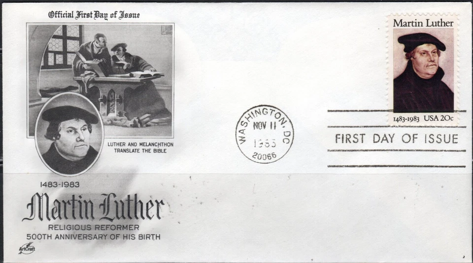 US Scott #2065 "Martin Luther" FDC - Image 1 of 1