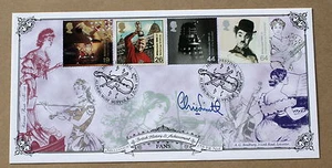 ENTERTAINERS' TALE 1999 BRADBURY FDC ALDEBURGH HS SIGNED RT. HON. CHRIS SMITH MP - Picture 1 of 2