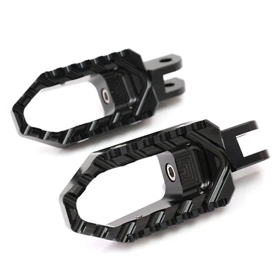 Clavijas delanteras negras para carretera para Yamaha MT-07 FZ07 13-18 19 20 21 22 23 24 Foto 1 de 4