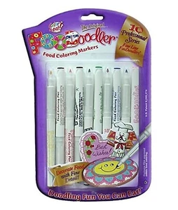 10 x Foodoodler Edible Ink Pens Markers Fineliners for Cake Decorating - Picture 1 of 1