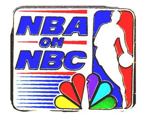 Pin de prensa de medios deportivos NBA ON NBC 1995 - Imagen 1 de 1