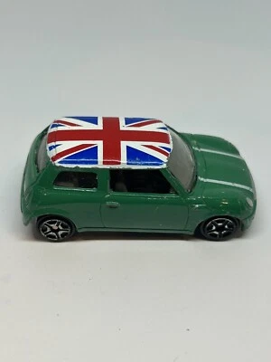 Vintage Motormax Mini Cooper 6057 Diecast Model Car Toy Green 2001 - Image 1 of 4