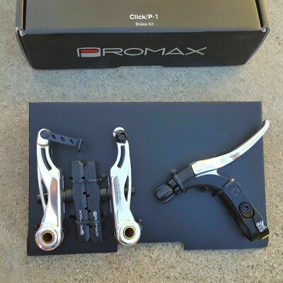 KIT FRENO TIRÓN LINEAL PROMAX P1 CLICK PUNTO V 85MM BICICLETA BICICLETA FRENOS Foto 1 de 2