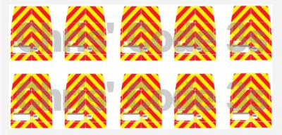 Code 3 Adhesive Vinyl Decal - Oxford Diecast 1/76 Ford Transit High roof chevron - Image 1 of 2