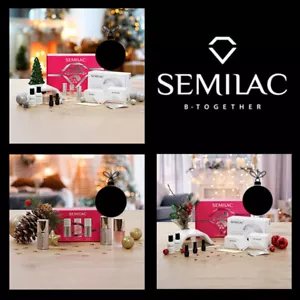 Semilac UV Hybrid Manicure Gift Sets Sets 36W UV LED Lamp - 3 Perfect Gifts! - Picture 1 of 4