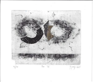 VLADIMIR ZUEV: Kleingraphik "Two 0" - Picture 1 of 1