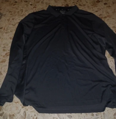 Tek Gear Men's Polo Shirt Long Sleeve XXL Gray DRYTEK - Image 1 of 4