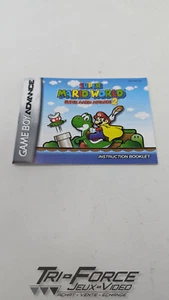 Super Mario World GBA Gameboy Advance Instructions Manual / Booklet ONLY - Bild 1 von 1