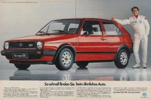 Volkswagen VW Golf II GTI - Reklame Werbeanzeige Original-Werbung 1984 - Bild 1 von 1