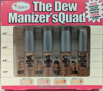 (AS IS) theBalm Cosmetics The Dew Manizer's Quad Liquid Highlighters - Image 1 of 2