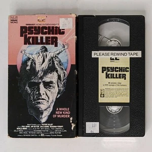 Psychic Killer (VHS, Embassy, 1975) Cult Horror Movie Jim Hutton Paul Burke - Picture 1 of 10