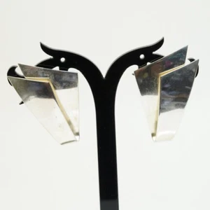 GEORG JENSEN Earring 201 Sterling Silver 925 4×2.3cm - Picture 1 of 4