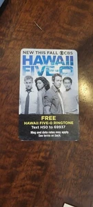 2010 SDCC EXCLUSIVE CBS HAWAII FIVE-0 PROMO CARD CAAN PARK KIM O'LOUGHLIN - Picture 1 of 1