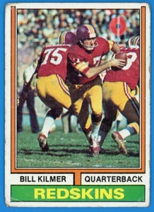 1974 Topps Football #58 Bill Kilmer - Bild 1 von 2