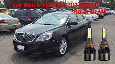 LED For Buick VERANO 2012-2017 Headlight Kit H9 6000K White CREE Bulbs HIGH Beam - Image 1 of 4