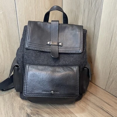 Treasure & Bond Mini Mochila Cartera Bolso Cuero y Fieltro Poliéster Foto 1 de 4