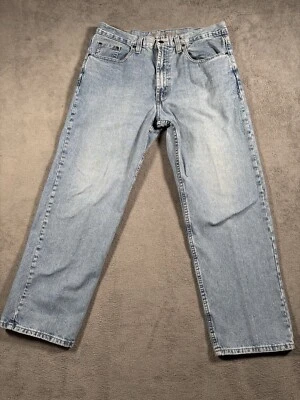 Pantalones de mezclilla vintage Axist para hombre 34x30 azul relajado holgado ¡Bonito desvanecimiento! Mid Rise Y2K Foto 1 de 4