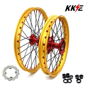 Llantas KKE 21/19"" para Honda CR125R 95-97 CR250R CR500R 1995-1999 bujes fundidos llantas - Imagen 1 de 13