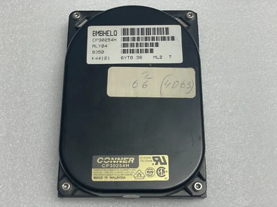 Conner CP30254H Silver 250MB 4542RPM ATA IDE 3.5-In Internal Hard Disk Drive HDD - Image 1 of 4