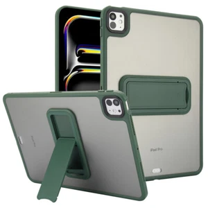 Clear Matte Case Stand Back Cover For iPad Pro 11 Air 5/4 10th 10.9 7/8/9th 10.2 - Picture 1 of 14