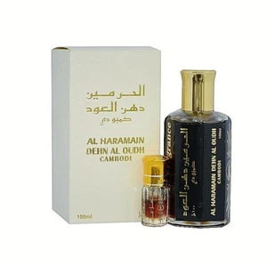 Dehn Al Oudh Cambodi Oil By Al Haramain 100 ml Cambodia Agarwood Oud Worldwide - Picture 1 of 1