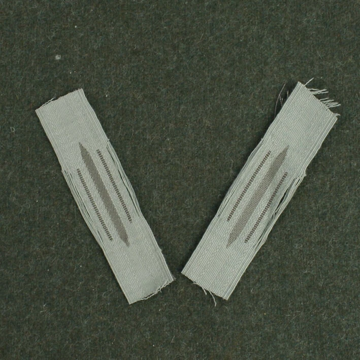 Replica Late War German WW2 Heer Universal Collar Tabs By RUM RUM574 - Image 1 of 1