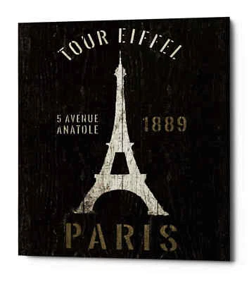 Graffiti épico "Torre Eiffel restaurada" por Wild Apple Portfolio, lienzo Giclee  Foto 1 de 2