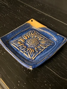 Deko Sonnenblumen Design Schale Keramik Rot Heiß Keramik Wandbehang - Bild 1 von 6