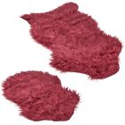 Fluffy Faux Sheepskin Fur Floor Rug Soft Plush Chair Mat Bedroom Decor Carpet