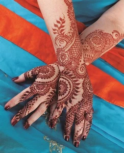 India Herbal Red Henna Cones Temporary Tattoo Body Art Ink 3 pcs - Picture 1 of 5