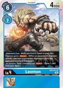 Leomon - Digital Hazard (EX02-017) - Digimon TCG - LP - FOIL - Picture 1 of 1