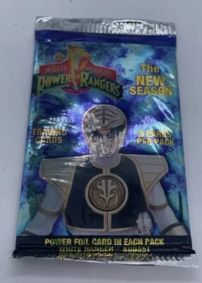 MIGHTY MORPHIN POWER RANGERS THE NEW SEASON TRADING CARDS 8 PACK 1994 - Image 1 of 4
