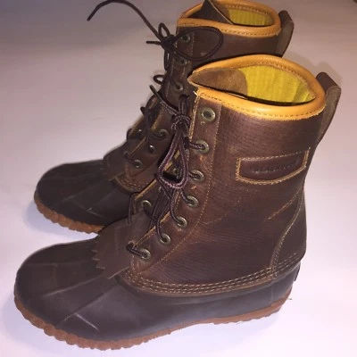 LaCrosse Uplander 10" Waterproof Hunting Boots Leather and Rubber Brown Men's 7 - Image 1 of 4
