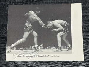 Sugar Ray Robinson Boxing Photo Signed Rare GTP ALL Boxing Autograph P4P GOAT - Picture 1 of 3