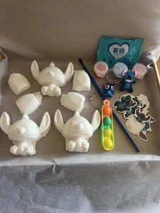 Disney Stitch Kids Paint Your Own Figure DIY Crafts 3+ Years - Stitch Gifts - Picture 1 of 1