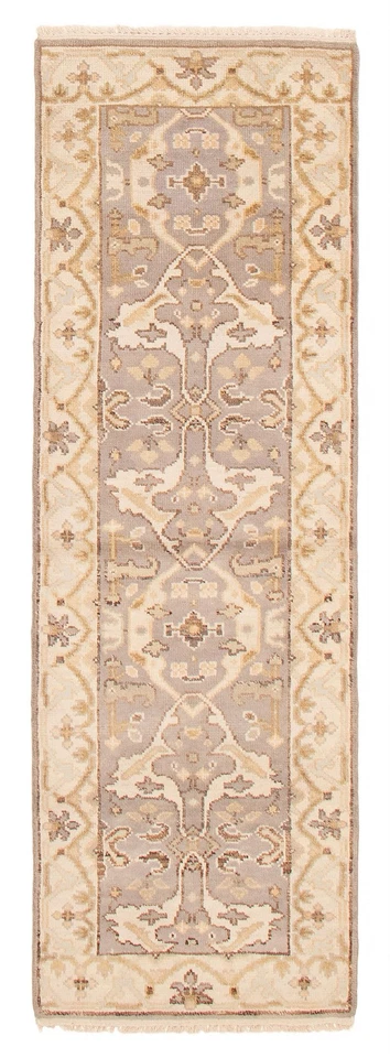 2'7" x 7'11" Vintage Hand-knotted Runner Rug Traditional Oriental Wool Carpet - Image 1 of 4