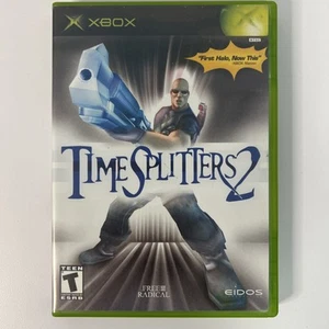 TimeSplitters 2 (Microsoft Xbox, 2002) Complete Tested Working - Free Ship - Picture 1 of 5
