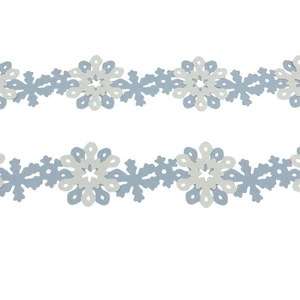 Creative Memories Tanzende Schneeflocken 12" mehrlagiger Rand Cardstock gestanzte Formen - Bild 1 von 3
