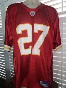 NFL Larry Johnson #27 Kansas City Chiefs Reebok Jersey Red Size L - Picture 1 of 9