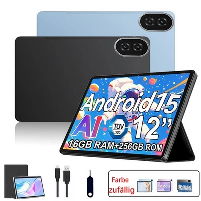 2025 Tablet Android 15 16GB RAM+128GB/256GB 80000mAh 12 Zoll 2K IPS Pad 5MP+13MP - Bild 1 von 4