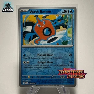 Wash Rotom 061/182 Reverse Holo Pokemon TCG: Destined Rivals MINT SHIPPED TODAY! - Picture 1 of 2