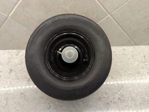 13x6,50-6 4 capas lisas con conjunto de rueda negra 6x4,5 - Imagen 1 de 6