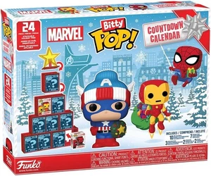 Funko Bitty Pop Adventskalender Marvel – 24x Pocket Pop Vinyl Mini-Figuren - Bild 1 von 11