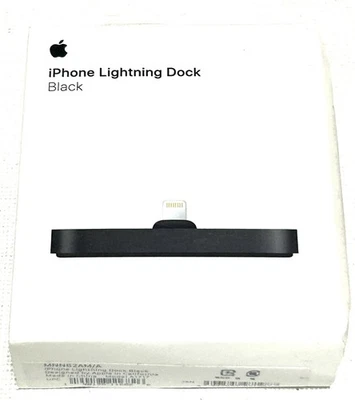 NEW - SEALED - Genuine Apple Lightning Dock - Black - iPhone - FREE SHIPPING!!! - Image 1 of 4