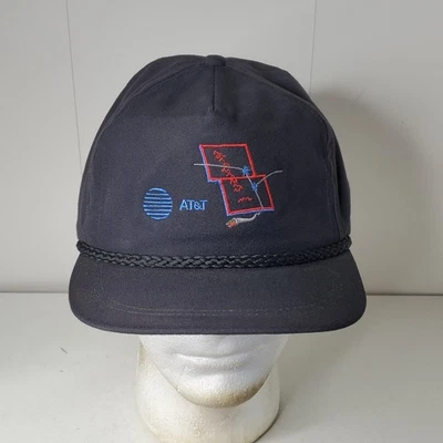 AT&T Cable Fiber Internet Hat Men's Embroidered Logo Telecommunications VTG Cap - Image 1 of 4