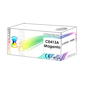 TONER MAGENTA PER HP ENTERPRISE COLOR PRO 300/400 M351 M375NW M451DN W NW M475DN - Foto 1 di 1