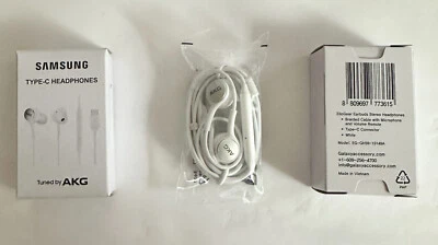 Original Samsung  AKG USB TYPE-C In-Ear Headset Kopfhörer Weiß GH59 15149A - Bild 1 von 4