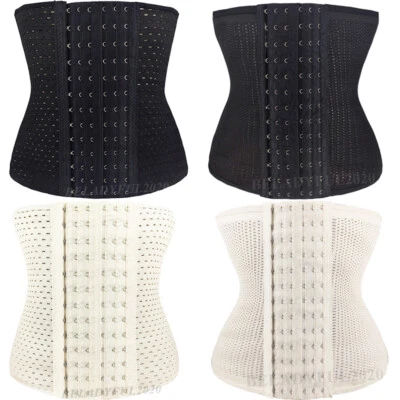 Women Breathable Tummy Waist Trainer Corset Body Shaper Trimmer Elastic Belt BL - Image 1 of 4